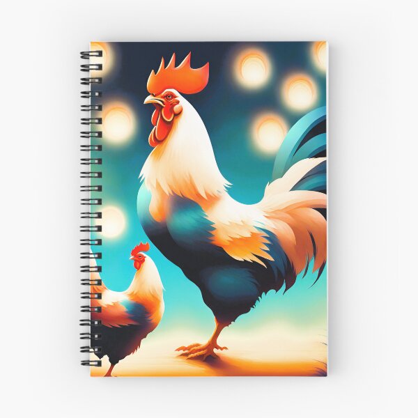 Item preview, a 2-color Gallic rooster with his hens designed and sold by janjacbu.