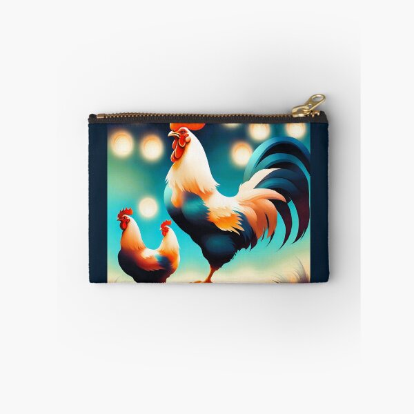 Item preview, a 2-color Gallic rooster with his hens designed and sold by janjacbu.