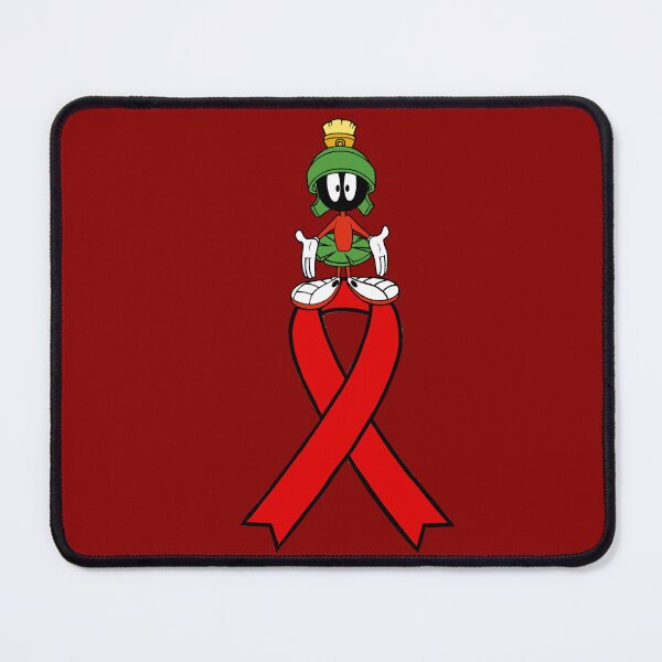 Item preview, Classic Cartoon Alien Standing on an Awareness Ribbon (Red) designed and sold by CaitlynConnor.