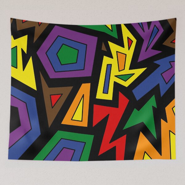 Item preview, LGBTQ+ Pride Modern Geometric Abstract Rainbow designed and sold by JoyfulJen.