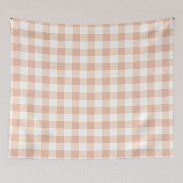 Item preview, Pastel Orange Checkered Pattern designed and sold by AOCIlustrations.