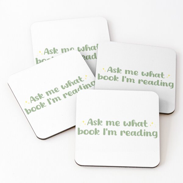 Item preview, Ask Me What Book I'm Reading Green designed and sold by sketchedby rach.