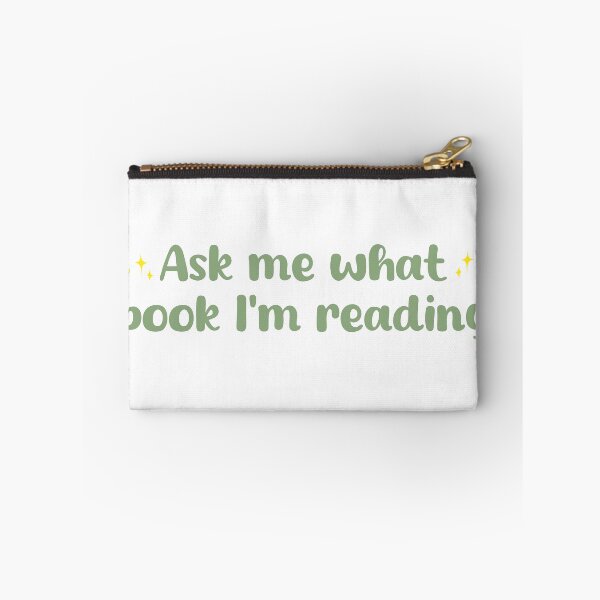 Item preview, Ask Me What Book I'm Reading Green designed and sold by sketchedby rach.