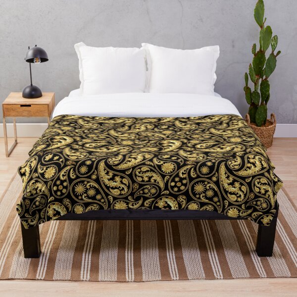 Item preview, Gold Paisley Bandana Pattern designed and sold by mrdom93.