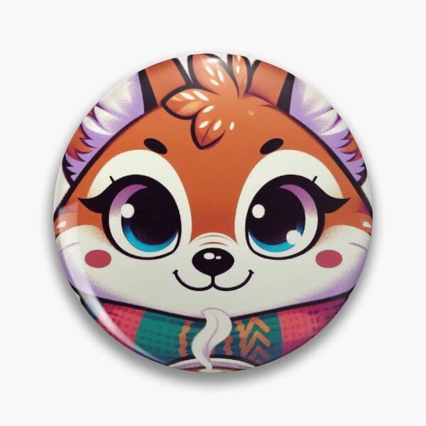 Item preview, Anthro Fox Furry with Hot Choclate Mug Sticker designed and sold by FrecklesStick.