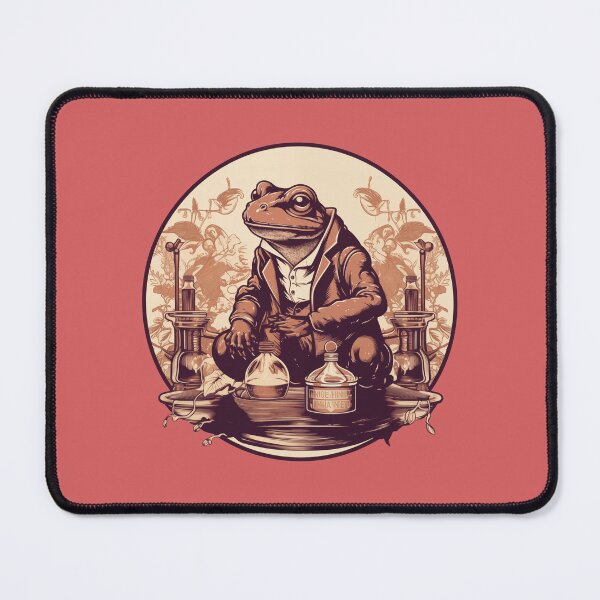 Item preview, Vintage Frog Alchemist designed and sold by TeaTimePrints.