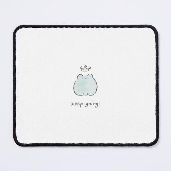 Item preview, Keep Going! Cute Frog Quote designed and sold by lameowee.