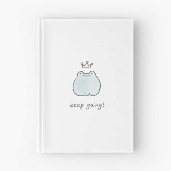 Item preview, Keep Going! Cute Frog Quote designed and sold by lameowee.