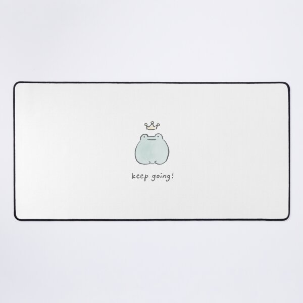 Item preview, Keep Going! Cute Frog Quote designed and sold by lameowee.
