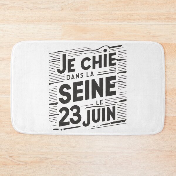 Aperçu de l'œuvre Je Chie Dans La Seine 23 Le Juin, Paris, France créée et vendue par decorwonders.