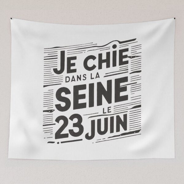 Item preview, Je Chie Dans La Seine 23 Le Juin, Paris, France designed and sold by decorwonders.