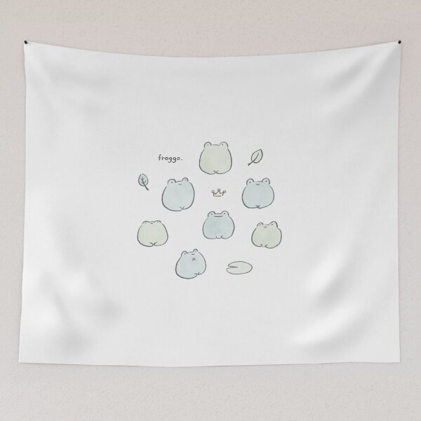 Item preview, Aesthetic Cute Frogs Sticker Pack designed and sold by lameowee.
