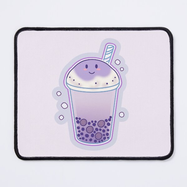 Item preview, Cute Kawaii Taro Bubble Tea designed and sold by TeaTimePrints.