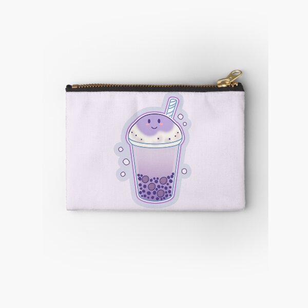 Item preview, Cute Kawaii Taro Bubble Tea designed and sold by TeaTimePrints.