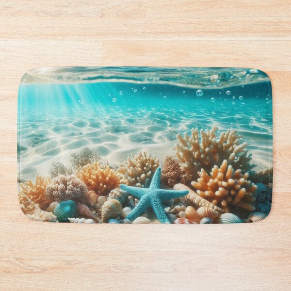 Item preview, Sea Shells on Beach in Clear Waters designed and sold by SeaStarAlex.