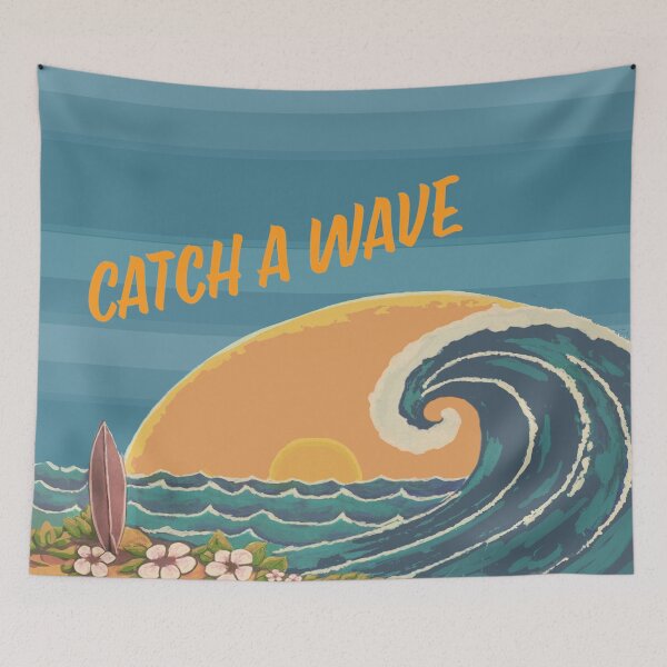 Item preview, Catch a Wave designed and sold by FunandWhimsy.