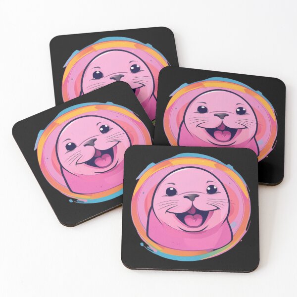 Item preview, Happy Pink Seal designed and sold by pUNKnown.
