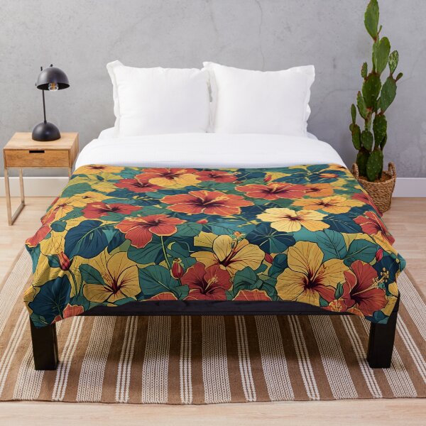 Item preview, Bold Colorful Hibiscus Splashes  designed and sold by Godd Status.