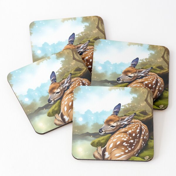 Item preview, Fawn Sleeping By the Pond designed and sold by Patricia Howitt.