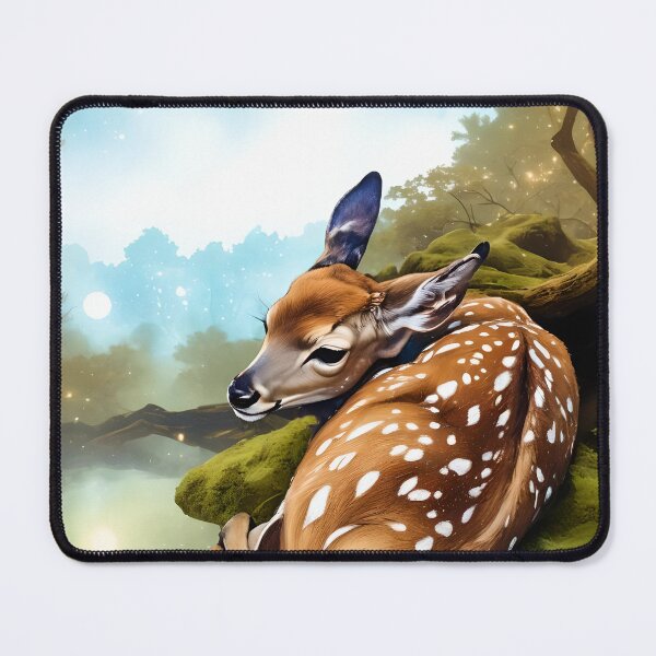 Item preview, Fawn Sleeping By the Pond designed and sold by Patricia Howitt.