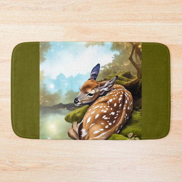 Item preview, Fawn Sleeping By the Pond designed and sold by Patricia Howitt.