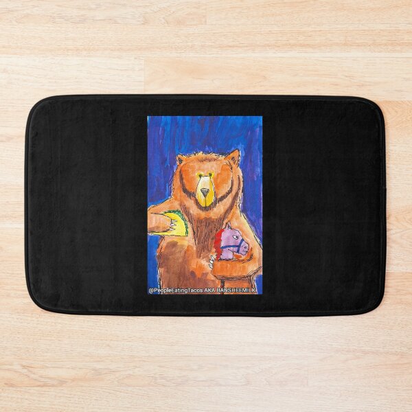Item preview, Bear Eating A Taco designed and sold by BansheeMilk.
