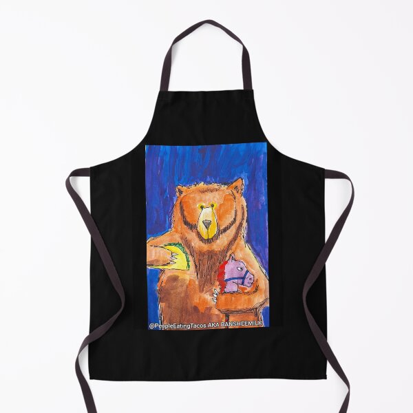 Item preview, Bear Eating A Taco designed and sold by BansheeMilk.