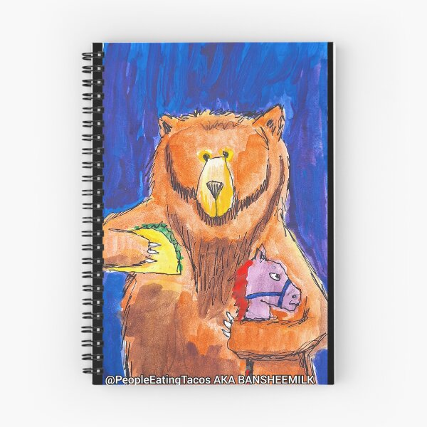 Item preview, Bear Eating A Taco designed and sold by BansheeMilk.