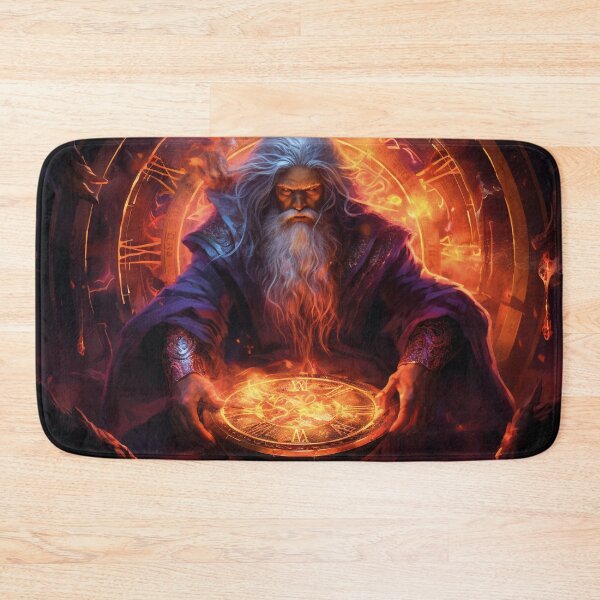 Item preview, the old magician and the fire designed and sold by Mauswohn.
