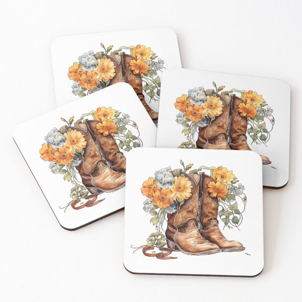 Artikelvorschau, Boots with Flowers 4 entworfen und verkauft von SchokoGoth.