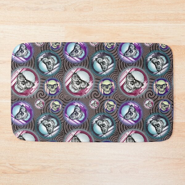 Item preview, scary but nerdy skulls lookin crazy too designed and sold by Oh-Marsha.
