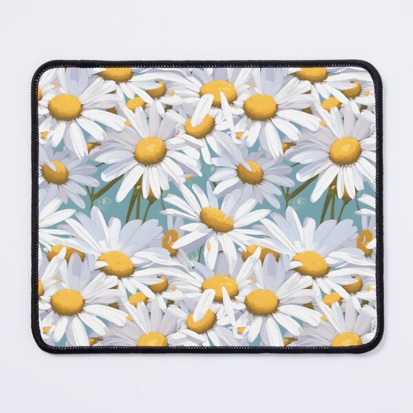Item preview, Elegant Daisy Delight Floral Pattern With Green Background, Flower Pattern Design designed and sold by StickerinoShop.