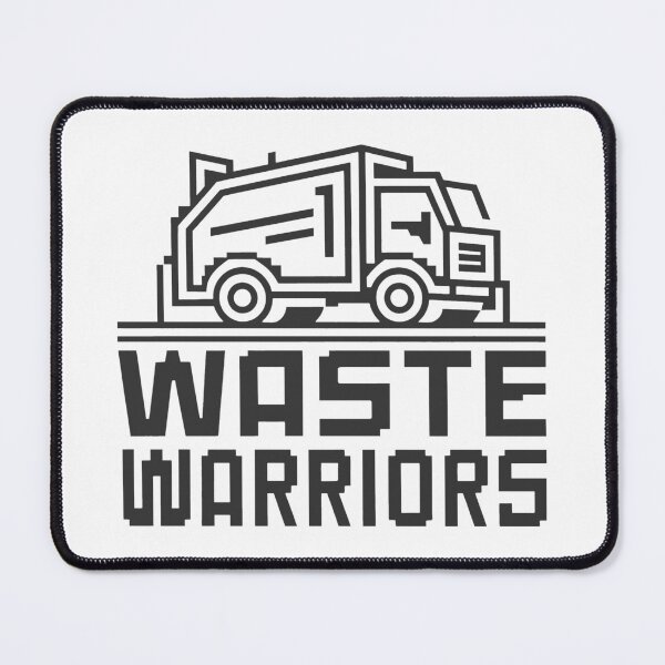 Item preview, WASTE WARRIORS: Black and White Vanguard for a Cleaner World designed and sold by SplashTastic.