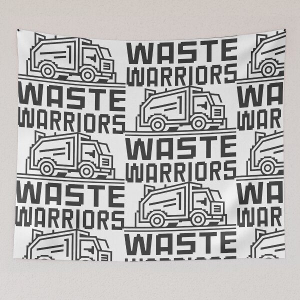 Item preview, WASTE WARRIORS: Black and White Vanguard for a Cleaner World designed and sold by SplashTastic.