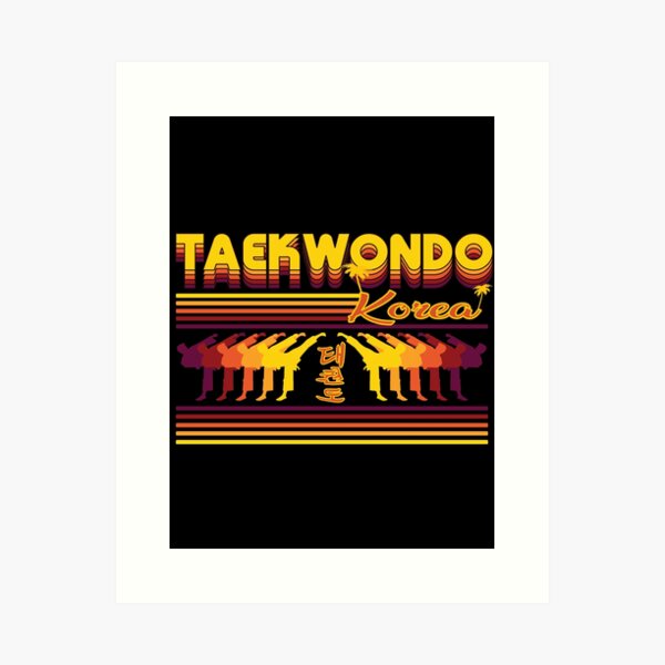 Artikel-Vorschau von Taekwondo Dojang - Traditionelle Retro Kampfkunst, designt und verkauft von RetroMaritalArt.