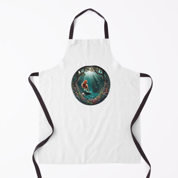 Item preview, Cosmic Underwater Mermaid in Beautifully Underwater lanscape designed and sold by EmeraldCauldren.