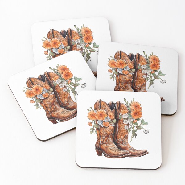 Artikelvorschau, Boots with Flowers 7 entworfen und verkauft von SchokoGoth.