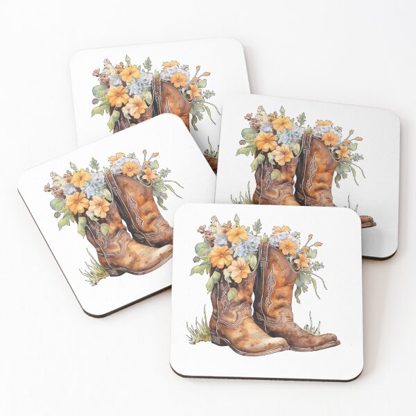 Artikelvorschau, Boots with Flowers 8 entworfen und verkauft von SchokoGoth.