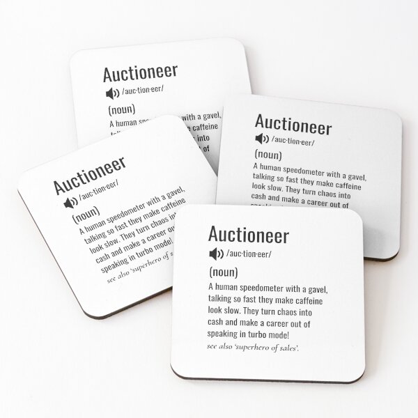 Item preview, Auctioneer Definition  designed and sold by sydney-syder.