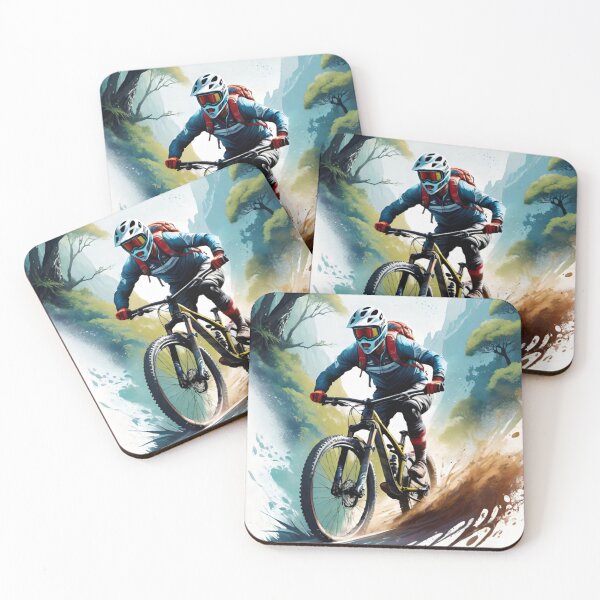 Item preview, MTB Shredding Through the Trees designed and sold by GrizzlyCollective.
