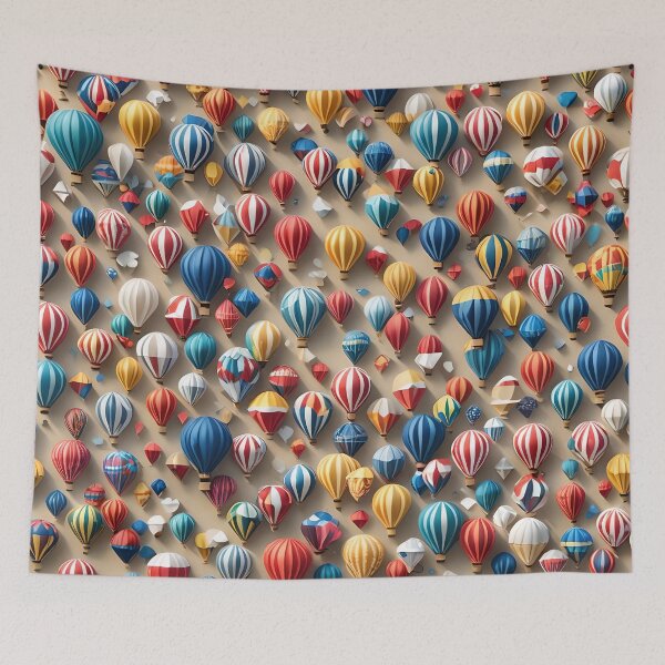 Item preview, Origami Art - Sky Symphony: A Celebration of Hot Air Balloons designed and sold by ArtfulFolds.