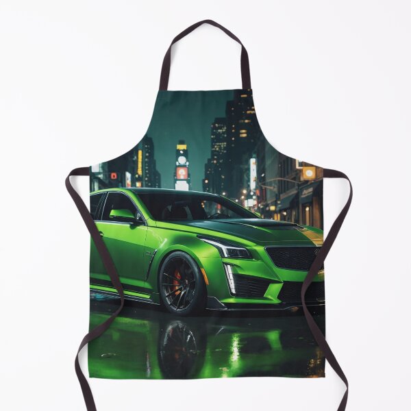 Aperçu de l'œuvre Cadillac CTS-V réglée en vert 2 créée et vendue par Salimgor Hangaround Music.