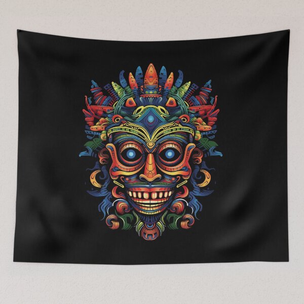 Item preview, Huichol mask designed and sold by DerSenat.