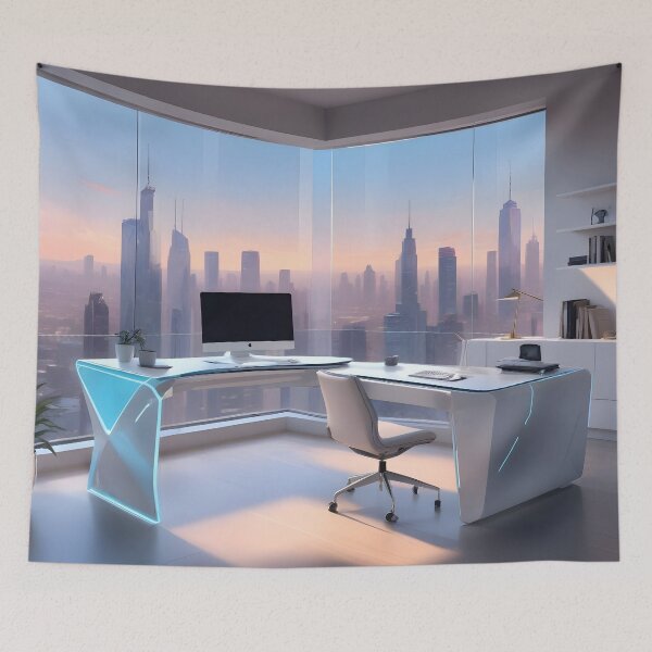Item preview, Futuristic Office Design designed and sold by papi1998.