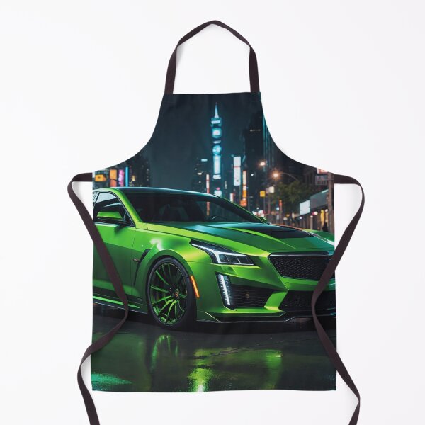 Aperçu de l'œuvre Cadillac CTS-V réglée en vert 3 créée et vendue par Salimgor Hangaround Music.