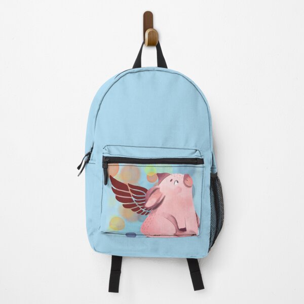 Item preview, A pig flying among soap bubbles designed and sold by MisiuKolorowy.