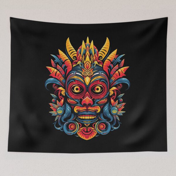 Item preview, Huichol mask designed and sold by DerSenat.