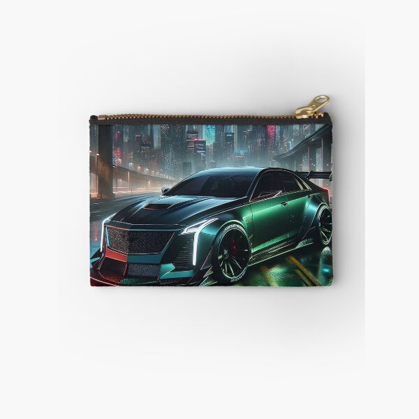 Aperçu de l'œuvre Peinture flic flac futuriste de Cadillac CTS-V créée et vendue par Salimgor Hangaround Music.