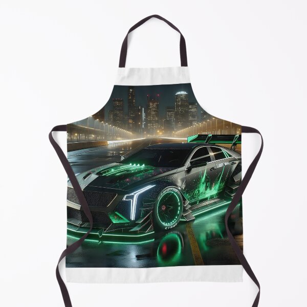 Aperçu de l'œuvre Peinture éclaboussante futuriste de Cadillac CTS-V créée et vendue par Salimgor Hangaround Music.