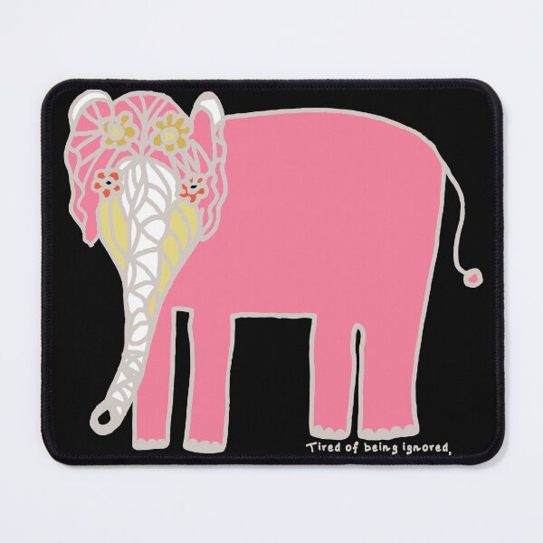 Item preview, "The Pink Elephant In The Room". designed and sold by SalsySafrano.